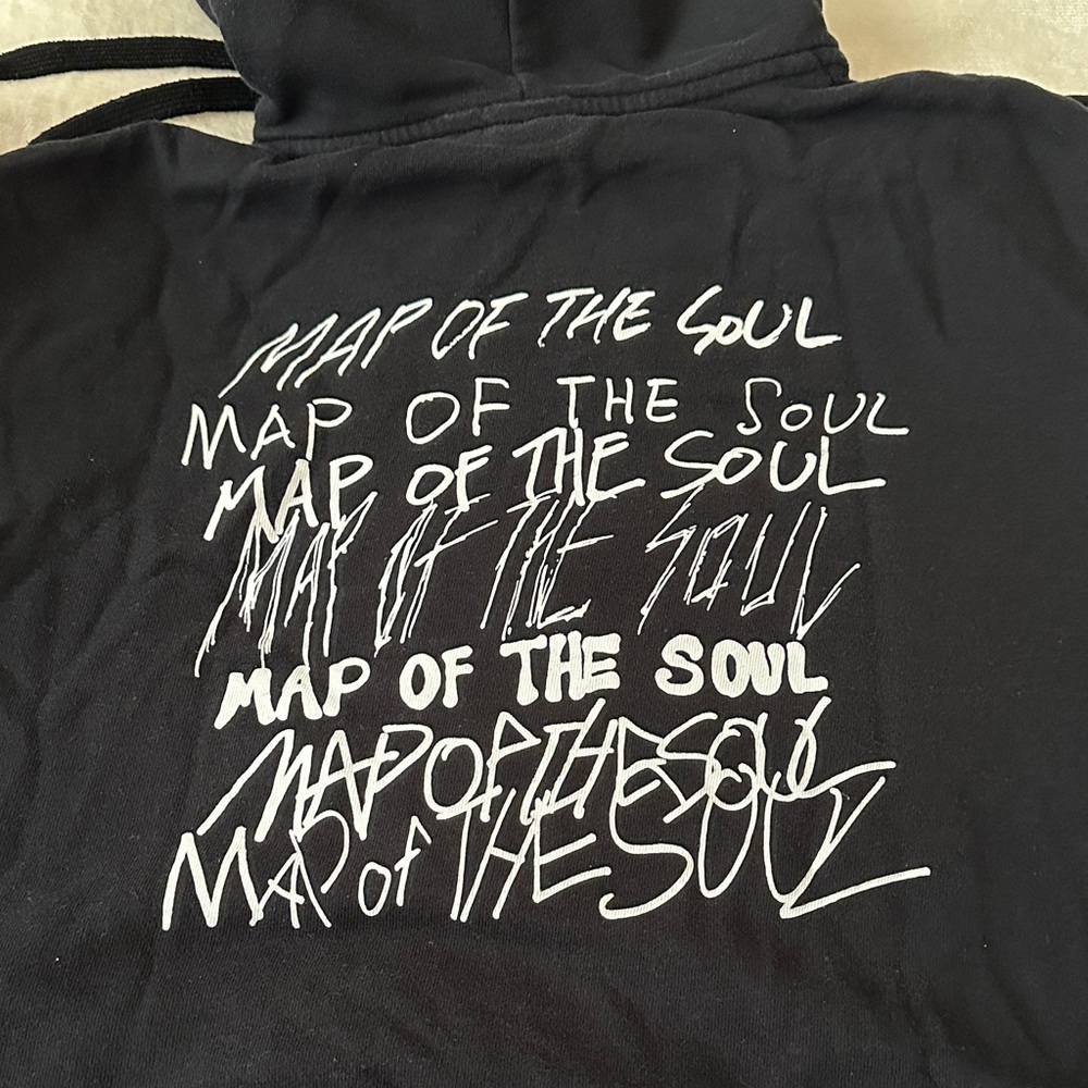 BTS Map of the Soul MOTS Tour Black Hoodie | Limited Edition - Picture 2 of 9
